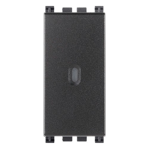 Interruttore 1P 16A Illuminabile Grigio Assiale